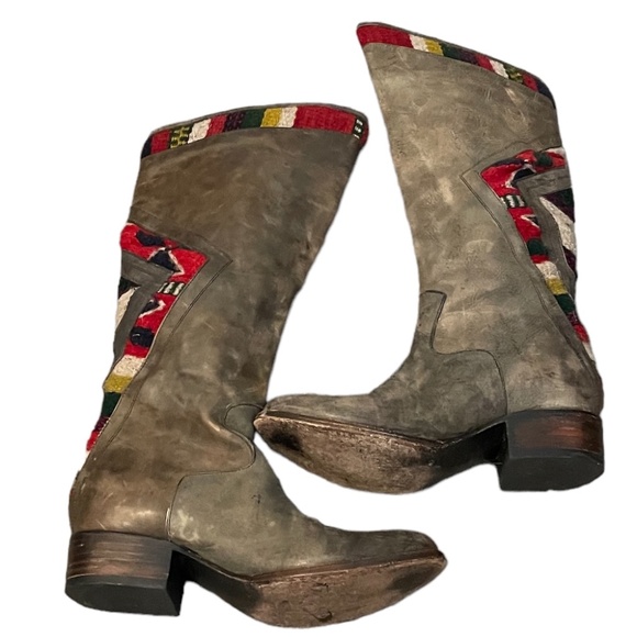 Freebird by Steven Roadies Tall Boot Leather Western Boho, Size 8M - Picture 2 of 16